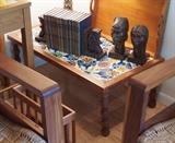 Custom Made Peruvian Tile Top Rectangular Table - 225.00