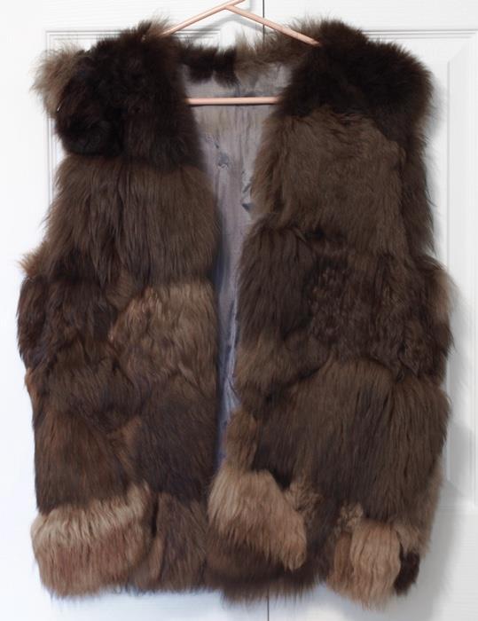 Woman's Vintage Fur Vest (as is) - 39.00