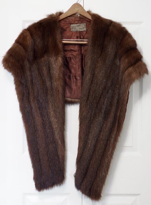 Woman's Vintage Fur Stole - 195.00