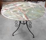 Italian Onyx Top Table 36" Diameter - 195.00