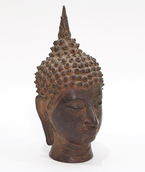 Bronze Buddha Bust - 75.00