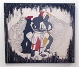 Uruguayan Candombe Drummers Painting - 195.00