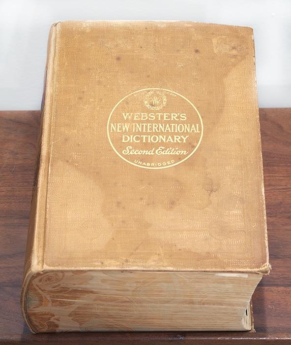 Webster's New International Dictionary Second Edition
