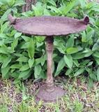 Iron Bird Bath - 39.00