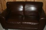 Leather Love Seat