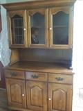 Ethan Allen Glass Top Hutch.