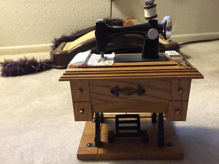 Collectible sewing machine