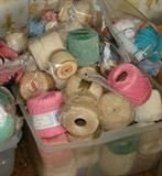 Vintage Cotton Crochet Thread Balls Spools