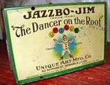 1921 Jazzbo-Jim The Dancer On The Roof Tin Wind-Up Toy Unique Art