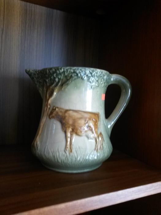 Roseville cow pitcher