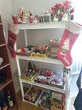 many vintage Chrismas items