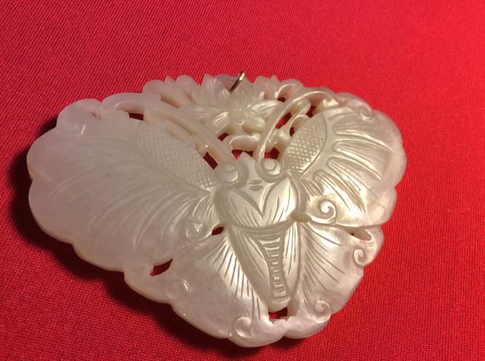 White Jade Butterfly