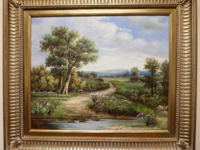 one of many original oil paintings