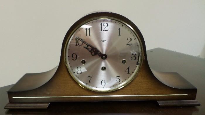 German Linden Mantle Clock