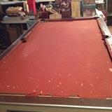 Vintage pool table