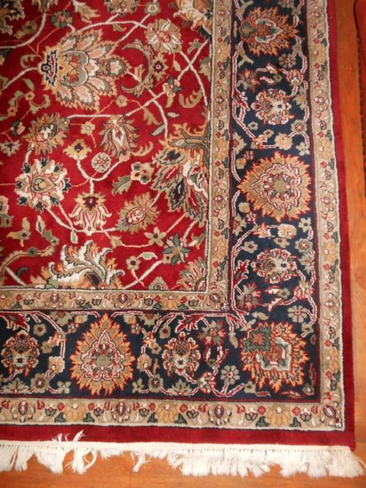 Hand knotted Oriental rug