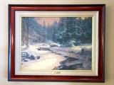 Thomas Kinkade limited edition lithograph "Winter's End"