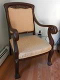 Carved armchair