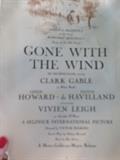 Original 'GONE WITH THE WIND" PROGRAM