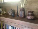 Assorted Southwest & South American Signed pottery