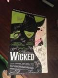 CAST SIGNED WICKED POSTER...EXCELLENT CONDITION
