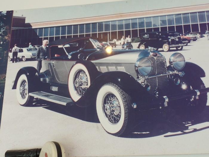 Garage poster Rolls Royce, Bugatti, etc.