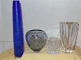 Orrefors, Lalique, etc.