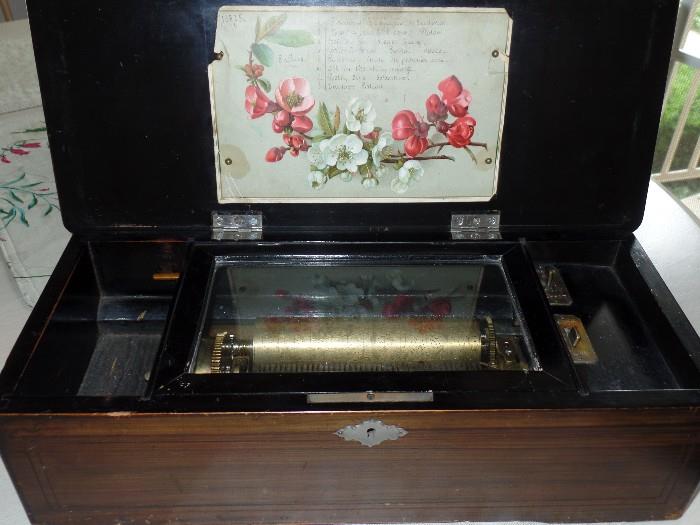 19th century cylinder music box
