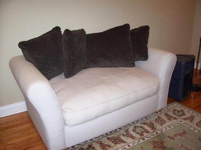 One of several comfy sofas....