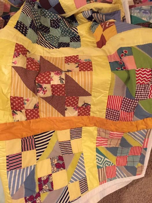 handmade quilts never used