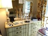 French provincial dresser with mirror