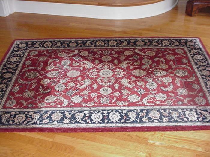 Area rug, matches room-sized Oriental rug also pictured