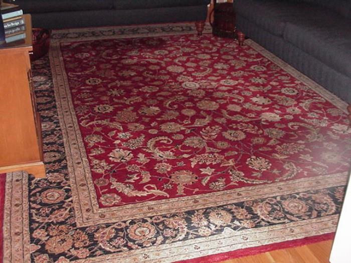 Room-sized Oriental rug