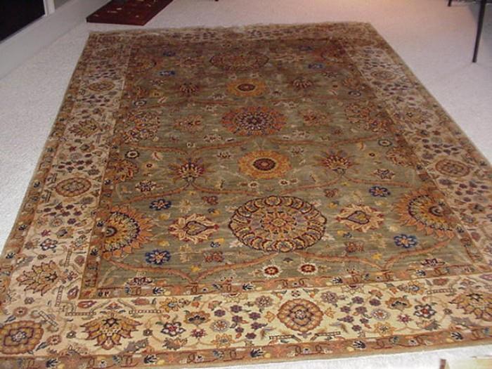 Beautiful wool Oriental rug, room size