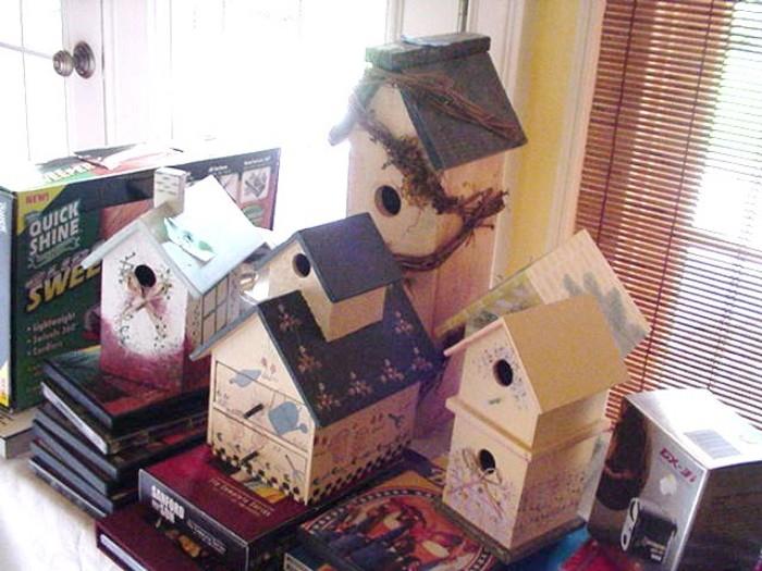Birdhouses and cds
