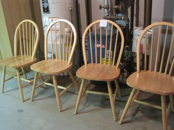 set of four chairs