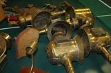 BRASS OIL WALL SCONSES