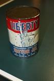 LIBERTY OIL CAN NEVER OPENED