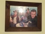 John wayne art and collector plates
