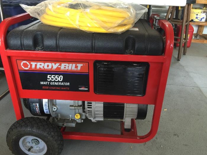 Troy -bilt 5550 generator 8550 starting watts