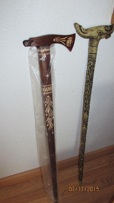 HAND CARVED CANES