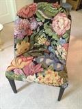 4 Tapestry Upholstered Dining Chairs