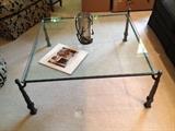 Iron & Glass Coffee Table