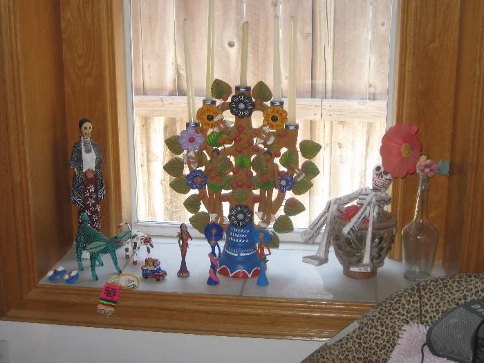 Tree of life pottery sculpture