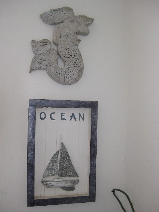 Mermaid and nautical decor