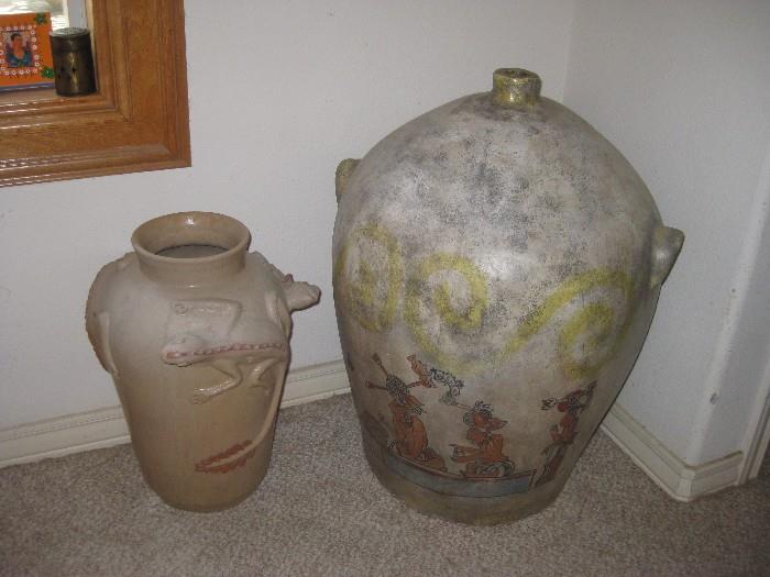 Large pottery jars from Amano