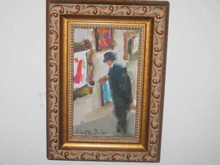 Lovely artist signed miniature painting