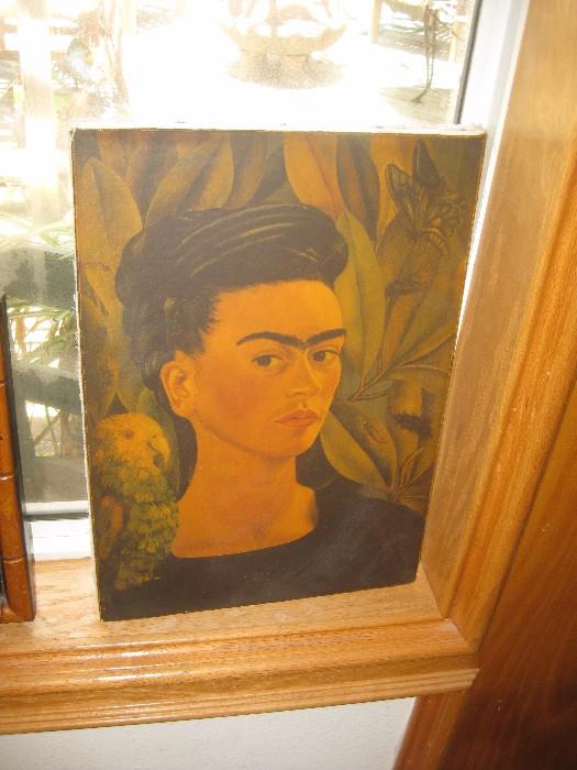 Frida Print on canvas
