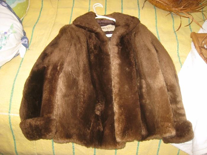 vintage beaver jacket