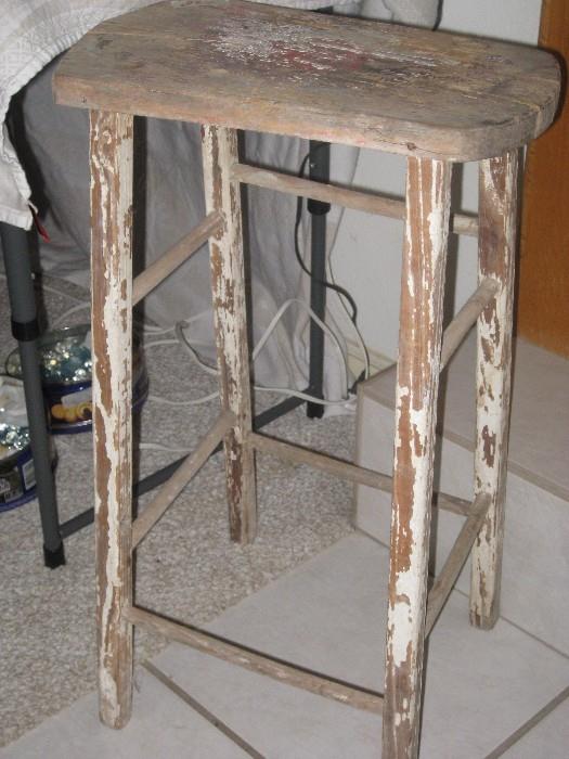 shabby chic stool